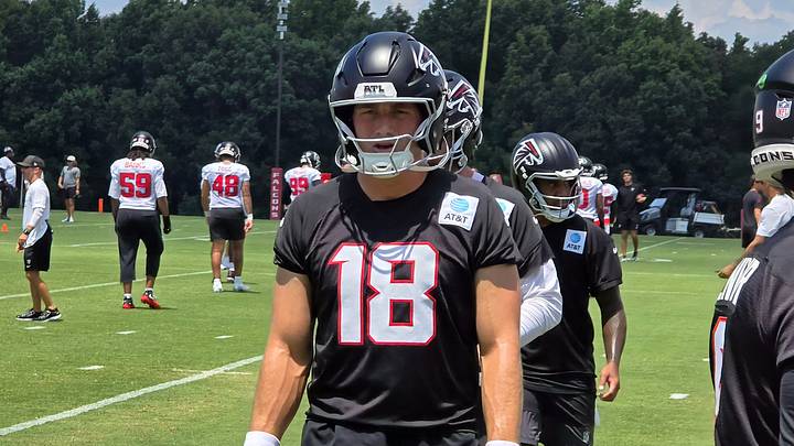 Jack Strand has been impressive since showing up in Flowery Branch as an undrafted free agent. Jack Strand has been impressive since showing up in Flowery Branch as an undrafted free agent.