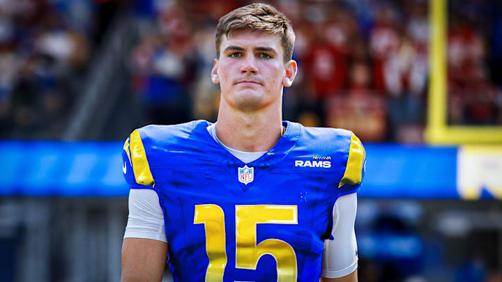 The Rams made one of the surprise picks of the night, with Ty Simpson at No. 13.