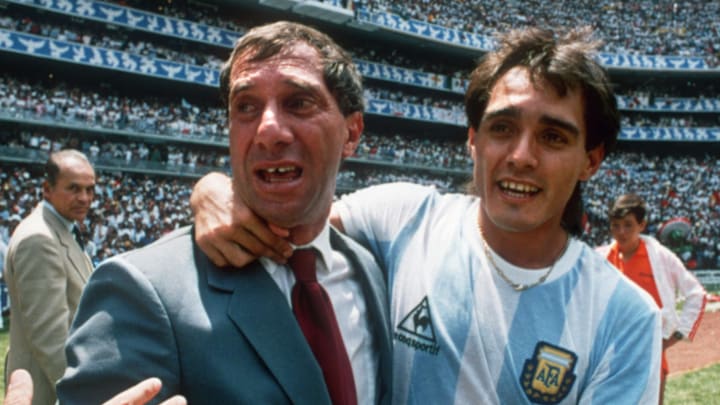 WORLD CUP-1986-ARG-BILARDO-PASCULLI WORLD CUP-1986-ARG-BILARDO-PASCULLI