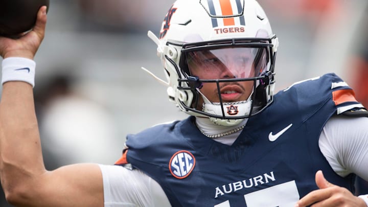 Auburn Tigers quarterback Byrum Brown is already being dinged for his mechanics ahead of the 2027 NFL draft