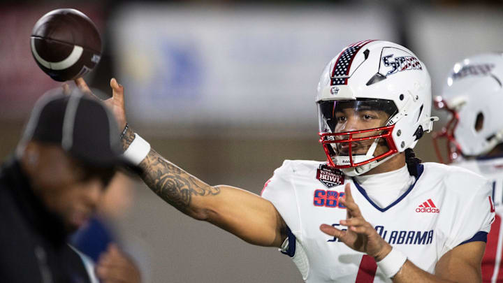 South Alabama quarterback Bishop Davenport headlines the Jaguars' offense.