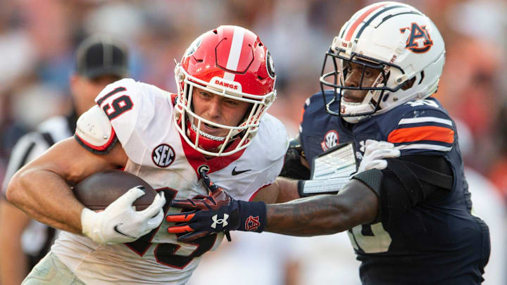Georgia is favored to win, but it won't be easy against Auburn Georgia is favored to win, but it won't be easy against Auburn