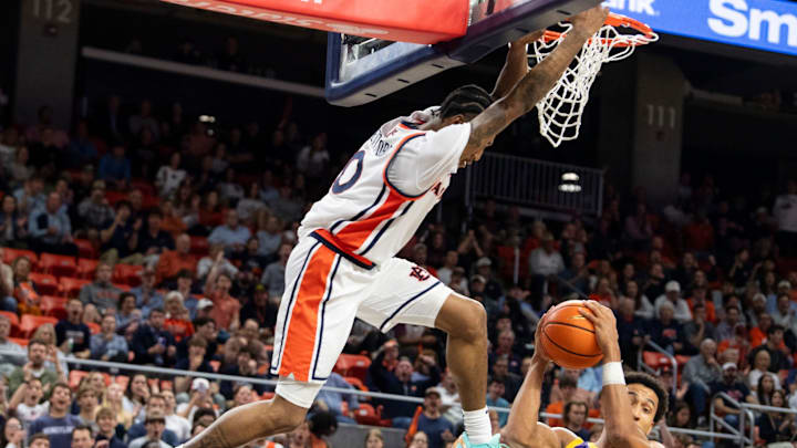 Auburn Tigers guard Tahaad Pettiford led his team with 27 points on just 16 shots in a win over LSU. Auburn Tigers guard Tahaad Pettiford led his team with 27 points on just 16 shots in a win over LSU.