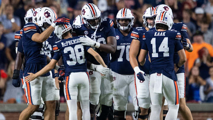 The Auburn Tigers are one practice into its first spring camp under new head coach Alex Golesh. The Auburn Tigers are one practice into its first spring camp under new head coach Alex Golesh.