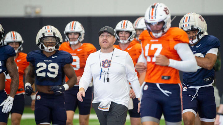 Auburn Tigers head coach Alex Golesh enters his first season leading the program.