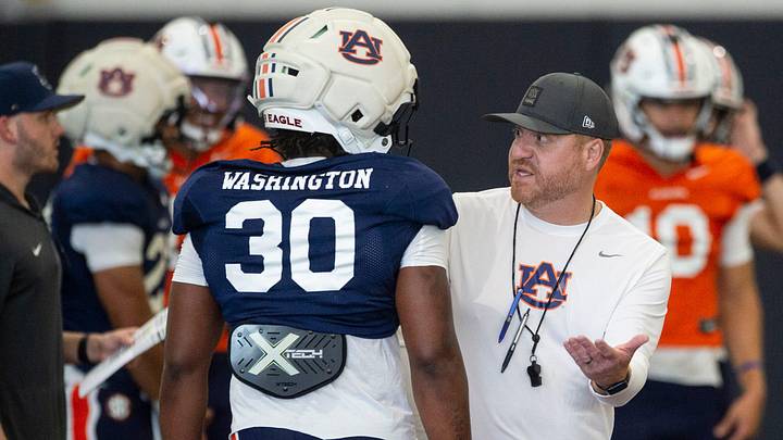 Bryson Washington is one of the many newcomers for Alex Golesh's first roster with the Auburn Tigers. Bryson Washington is one of the many newcomers for Alex Golesh's first roster with the Auburn Tigers.
