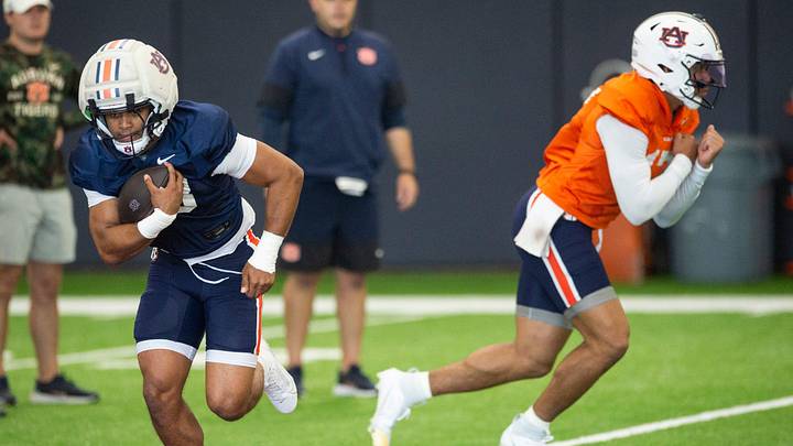 The Auburn running back room, led by Jeremiah Cobb, wasn't the highest rated in a recent ranking, but it will look to turn heads. The Auburn running back room, led by Jeremiah Cobb, wasn't the highest rated in a recent ranking, but it will look to turn heads.