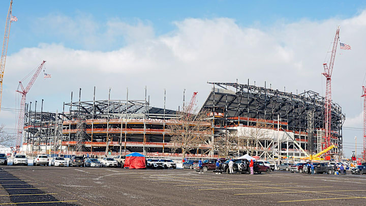 The new Highmark Stadium in Orchard Park on Jan. 12, 2025.