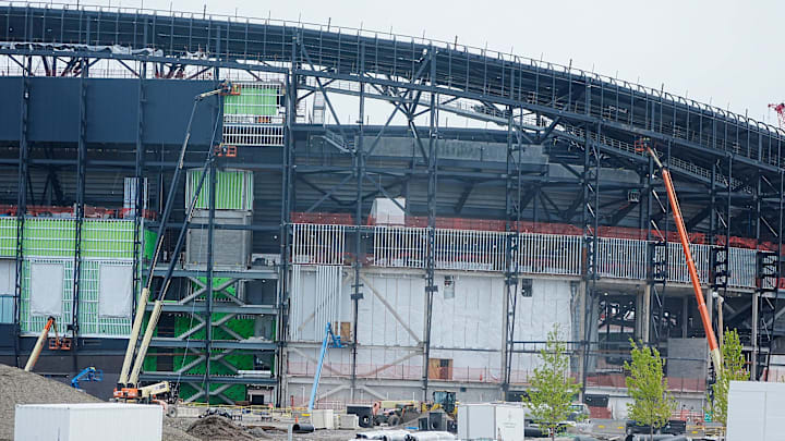 The new Buffalo Bills stadium.
