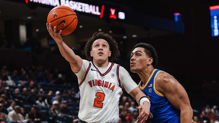Virginia Cavaliers guard Chance Mallory 