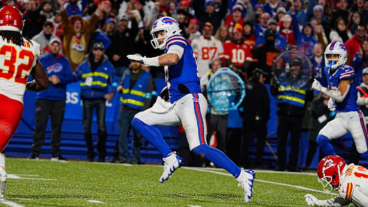 Allen's 26-yard touchdown run sealed the Bills' 30-21 victory over the Chiefs on Sunday.