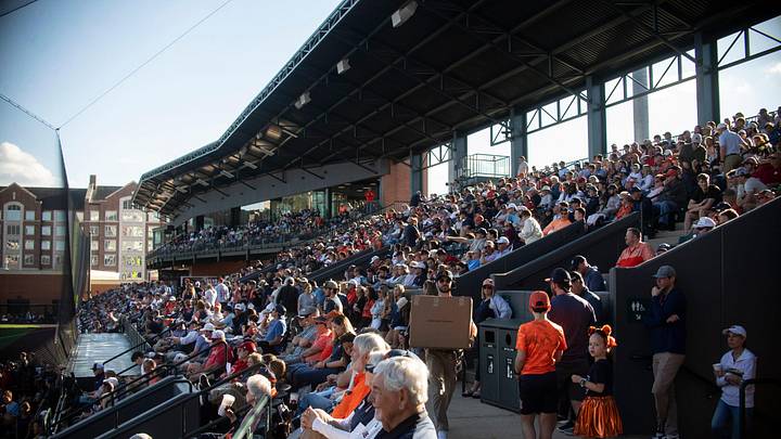Auburn baseball is down big in its first game of its NCAA Regional as a weather delay has stopped the game in the sixth. Auburn baseball is down big in its first game of its NCAA Regional as a weather delay has stopped the game in the sixth.