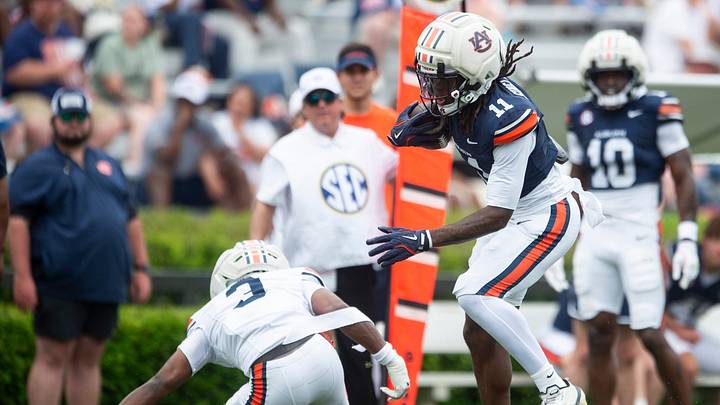 Auburn Tigers wide receiver Keshaun Singleton (11) enters 2026 looking to replicate his production from USF. Auburn Tigers wide receiver Keshaun Singleton (11) enters 2026 looking to replicate his production from USF.