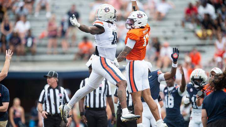 Auburn quarterback Byrum Brown (right) will make his debut as a Tiger this weekend in the Aflac Kickoff Game. Auburn quarterback Byrum Brown (right) will make his debut as a Tiger this weekend in the Aflac Kickoff Game.