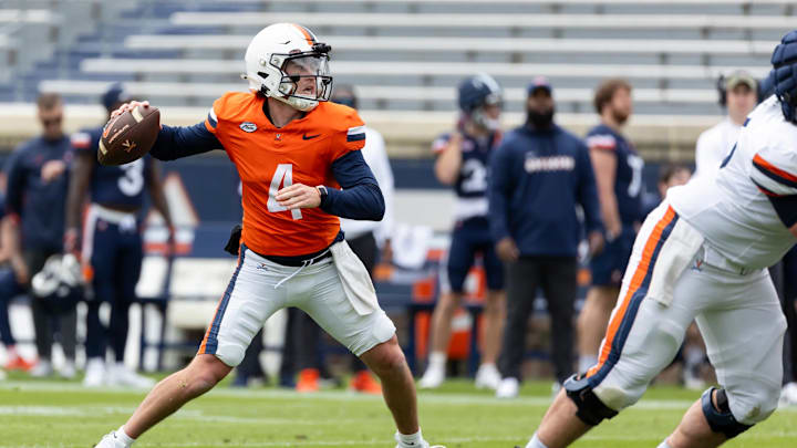 UVA Football starting quarterback Chandler Morris––a transfer from the University of North Texas––will hope to set the tone in the Cavaliers' season opener against Coastal Carolina. 
