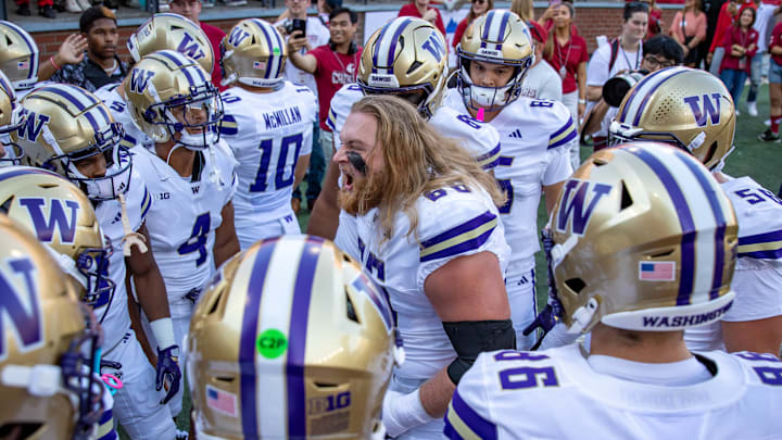 Landen Hatchett at his fiery best during the Apple Cup in Pullman.
