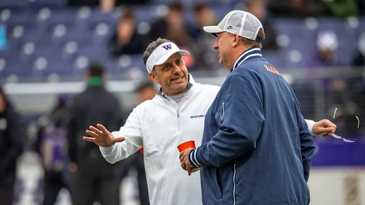 Jedd Fisch and Bret Bielema no doubt were discussing their team's playoff possibilities before last Saturday's game. Jedd Fisch and Bret Bielema no doubt were discussing their team's playoff possibilities before last Saturday's game.