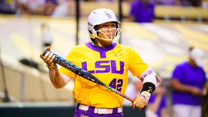 LSU's Tori Edwards was ranked as one of the top 10 first basemen by Softball America on Wednesday.