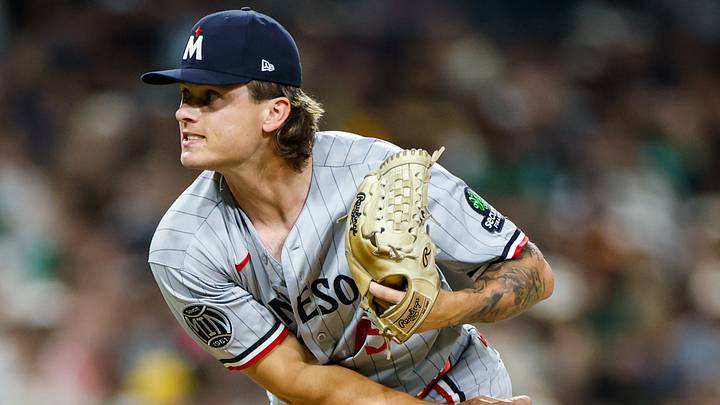 Aug 21, 2026; San Diego, California, USA; Minnesota Twins relief pitcher Travis Adams (45) throws a pitch during the seventh inning against the San Diego Padres at Petco Park. Mandatory Credit: David Frerker-Imagn Images Aug 21, 2026; San Diego, California, USA; Minnesota Twins relief pitcher Travis Adams (45) throws a pitch during the seventh inning against the San Diego Padres at Petco Park. Mandatory Credit: David Frerker-Imagn Images