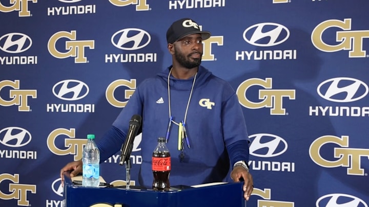 Everything From Georgia Tech DB Coach Cory Peoples After Yellow Jackets Tuesday Practice