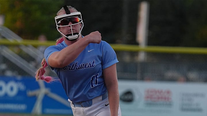 Waukee Northwest's pitcher Sophia Schlader helped the school win the state softball championship.
