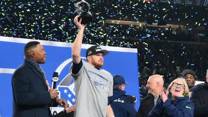 Sam Darnold led the Seahawks to the Super Bowl for the first time since the 2014 season.