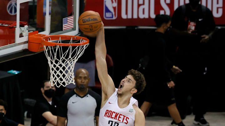 Detroit Pistons v Houston Rockets