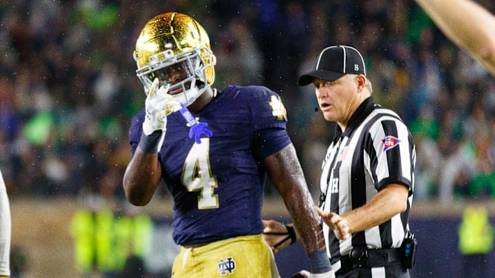 Jeremiyah Love is favored to be drafted by the Tennessee Titans with the No. 4 overall pick.