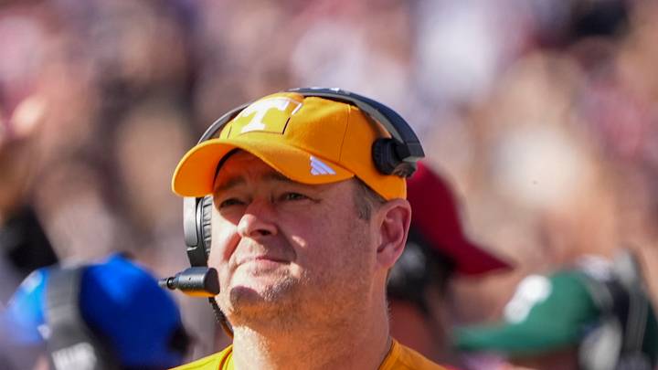 Oct 24, 2026; Columbia, South Carolina, USA; Tennessee Volunteers head coach Josh Heupel during the first half against the South Carolina Gamecocks at Williams-Brice Stadium. Mandatory Credit: Jim Dedmon-Imagn Images Oct 24, 2026; Columbia, South Carolina, USA; Tennessee Volunteers head coach Josh Heupel during the first half against the South Carolina Gamecocks at Williams-Brice Stadium. Mandatory Credit: Jim Dedmon-Imagn Images