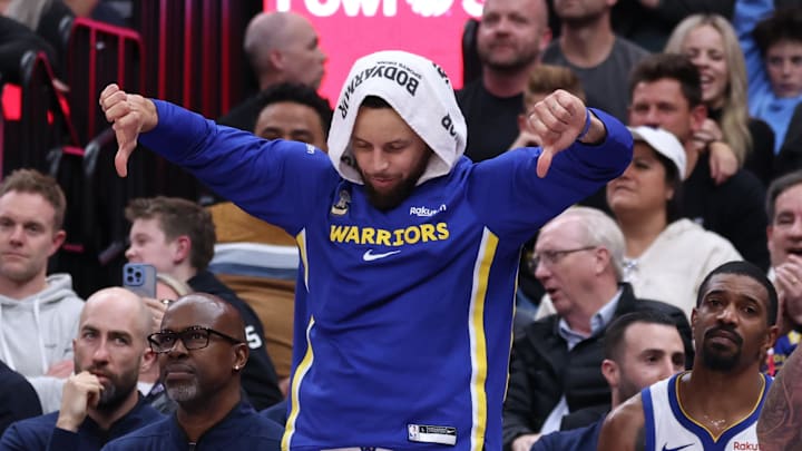 Jan 28, 2026; Salt Lake City, Utah, USA; Golden State Warriors guard Stephen Curry (30) reacts after a play against the Utah Jazz during the second half at Delta Center. Mandatory Credit: Rob Gray-Imagn Images Jan 28, 2026; Salt Lake City, Utah, USA; Golden State Warriors guard Stephen Curry (30) reacts after a play against the Utah Jazz during the second half at Delta Center. Mandatory Credit: Rob Gray-Imagn Images