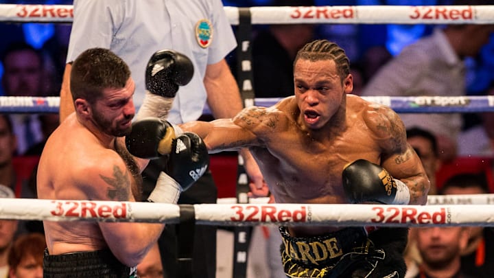 Anthony Yarde in action. Anthony Yarde in action.