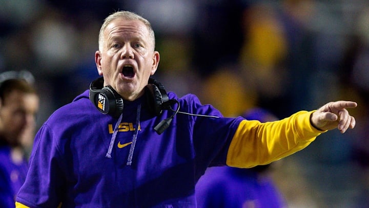 LSU football coach Brian Kelly denies severing contact with former player Greg Brooks amid the ex-Tiger captain's cancer battle.
