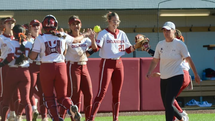 Oklahoma Pitcher Sam Landry Oklahoma Pitcher Sam Landry