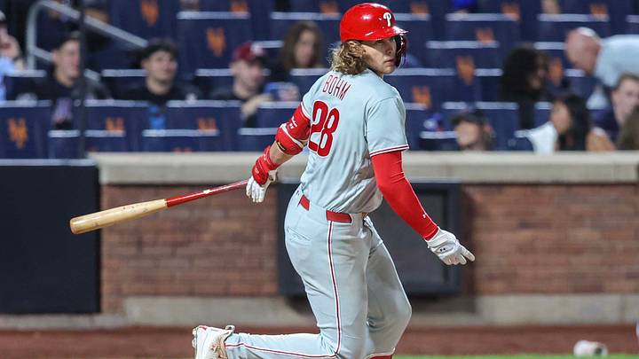 Sep 18, 2026; New York City, New York, USA; Philadelphia Phillies first baseman Alec Bohm (28) during the game against the New York Mets at Citi Field. Mandatory Credit: Wendell Cruz-Imagn Images Sep 18, 2026; New York City, New York, USA; Philadelphia Phillies first baseman Alec Bohm (28) during the game against the New York Mets at Citi Field. Mandatory Credit: Wendell Cruz-Imagn Images