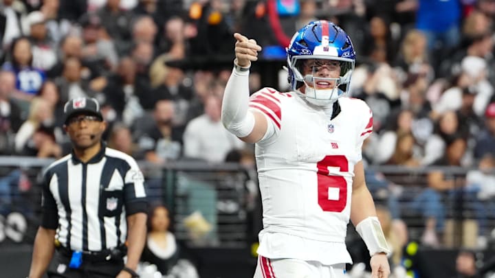 Jaxson Dart and the Giants are home underdogs against the Cowboys.