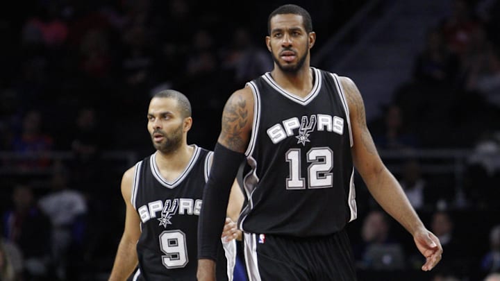 Tony Parker and LaMarcus Aldridge