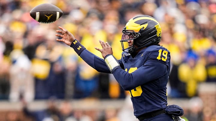 Michigan quarterback Bryce Underwood