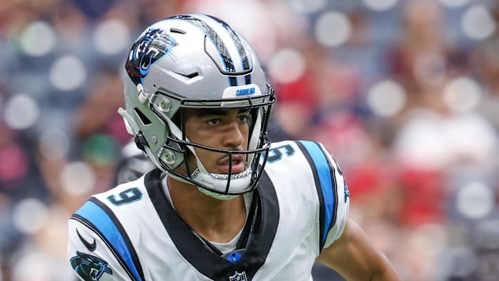 Carolina Panthers quarterback Bryce Young