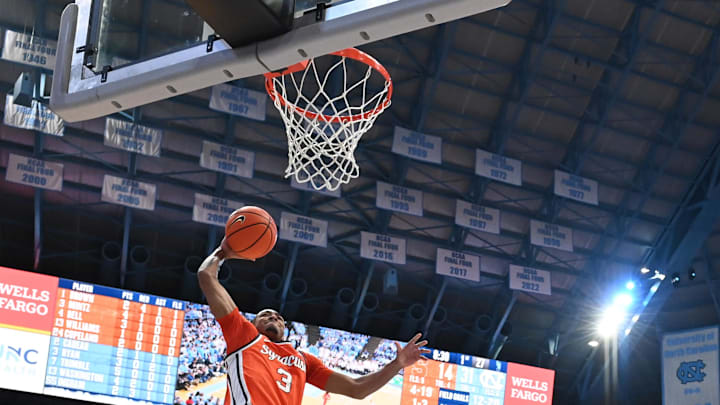 Syracuse basketball was thoroughly dominated by No. 7 North Carolina in Chapel, N.C., on Saturday afternoon, falling 103-67 in a dreadful performance by the Orange in a key Atlantic Coast Conference clash that aired on ESPN.