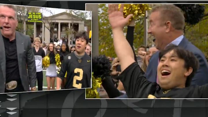 Vanderbilt student Tyler Hwang won $500,000 (and an additional $250,000 for charity) from Pat McAfee on 'College GameDay.'
