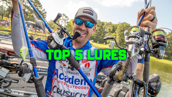 These are the Top 5 baits that helped Jacob Wheeler and other top anglers produce at the 2025 Bass Pro Tour on Kentucky Lake. Classic ledge fishing at its best. These are the Top 5 baits that helped Jacob Wheeler and other top anglers produce at the 2025 Bass Pro Tour on Kentucky Lake. Classic ledge fishing at its best.