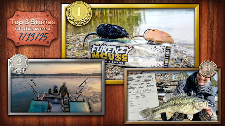 From a new topwater mouse for bass, to a simple lesson on fishing multiple planer boards without tangling, and one spotted bass sets two new world records, these stories captured our Sports Illustrated fishing reader’s attention on Fishing on SI this past week.