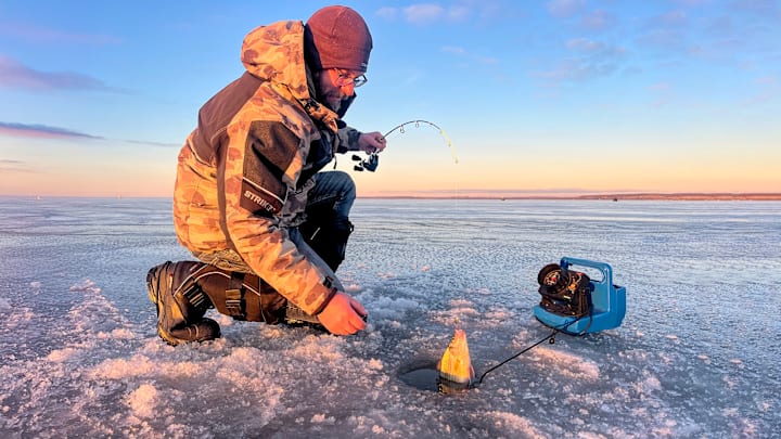 Few anglers target this fish in the winter, but they are aggressive feeders, provide great sport and are delicious when filleted properly.