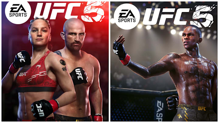 UFC 5 video game covers