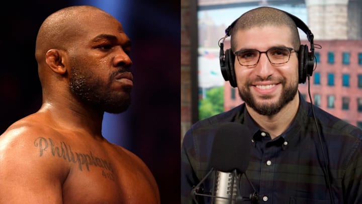Jon Jones and Ariel Helwani