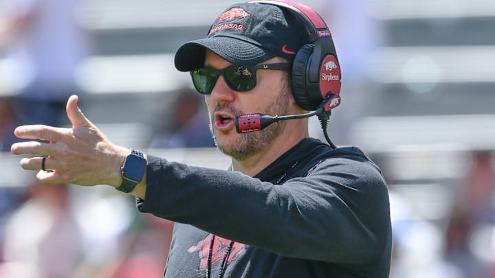 Arkansas Razorbacks coach Ryan Silverfield.