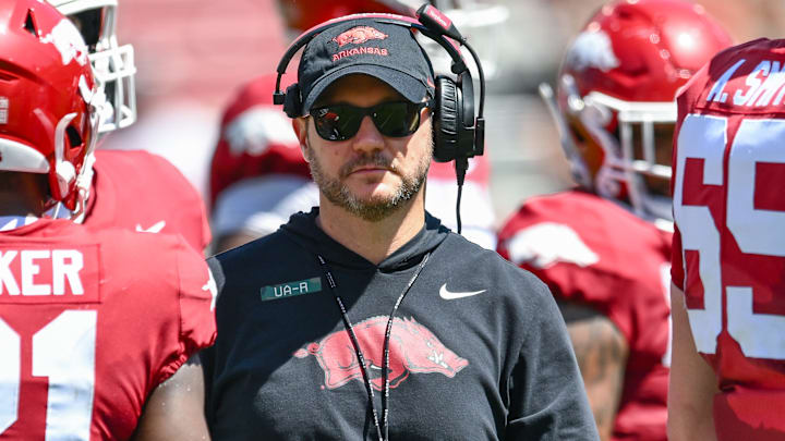 Arkansas Razorbacks coach Ryan Silverfield.