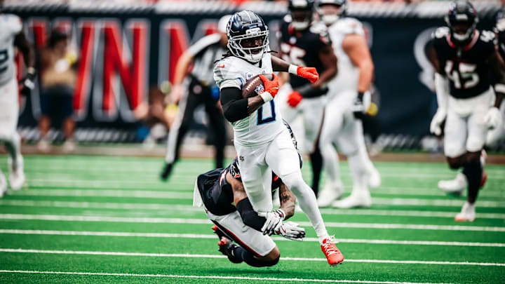 Tennessee Titans wide receiver Calvin Ridley Tennessee Titans wide receiver Calvin Ridley