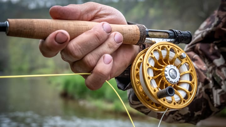 The 5/6 San Miguel fly reel by Ross Reels. 