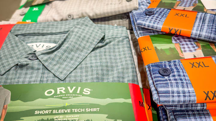 Finding Orvis shirts for 14.99 at Costco is treasure hunting. Finding Orvis shirts for 14.99 at Costco is treasure hunting.